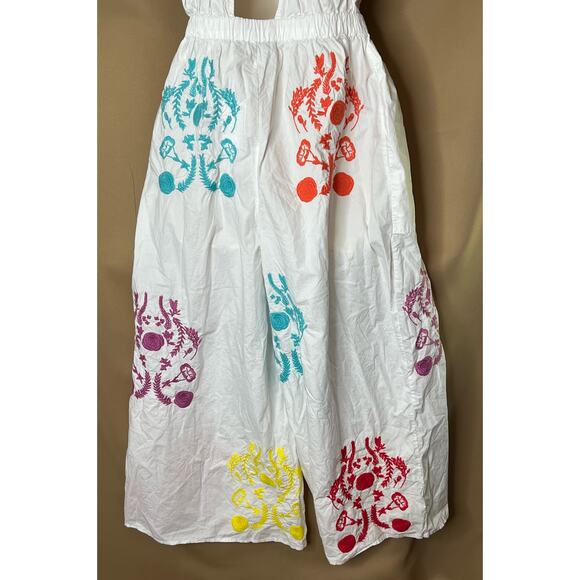 Something Navy Rainbow Jumpsuit S df1 - Picture 7 of 11